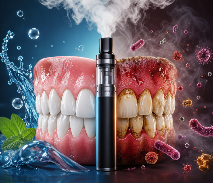 Elektronik Sigara (Vape) Diş ve Diş Etlerini Nasıl Etkiler