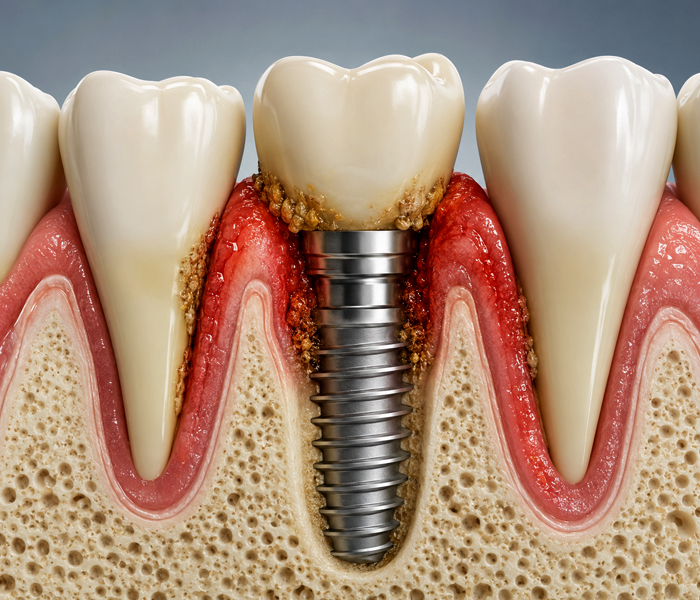 İmplant Çevresi İltihabı (Periimplantitis) Nasıl Başlar? İmplant Çevresi İltihabı (Periimplantitis) Nasıl Başlar